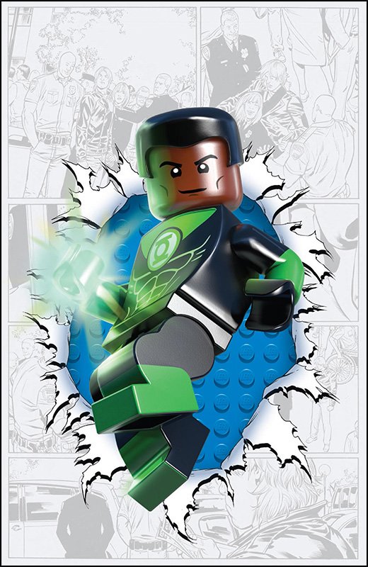 Green Lantern Corps Lego Variant Cover